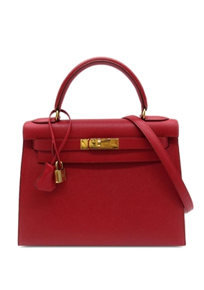 Hermès Pre-Owned 1994 Courchevel Kelly Sellier 28 satchel - Red