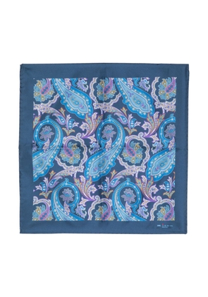 Kiton paisley-print silk handkerchief - Multicolour