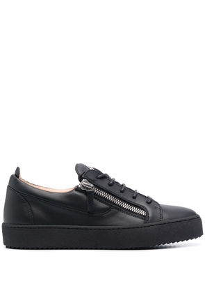 Giuseppe Zanotti Frankie low-top zip-detail sneakers - Black