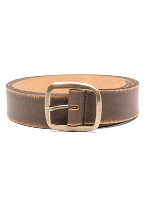 DSQUARED2 logo-debossed leather belt - Brown