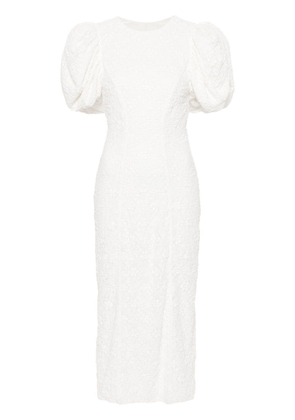 ROTATE BIRGER CHRISTENSEN floral-lace mesh dress - White