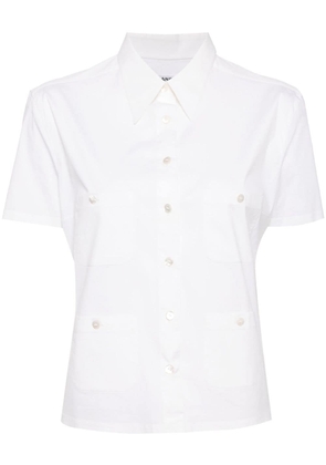 CHANEL Pre-Owned 1998 patch-pocket poplin shirt - White