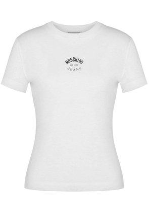 MOSCHINO JEANS cotton logo T-shirt - White
