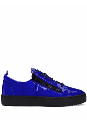 Giuseppe Zanotti Frankie leather sneakers - Blue
