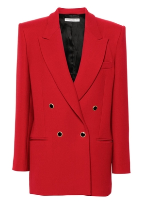 Alessandra Rich double-breasted oversized blazer - Red