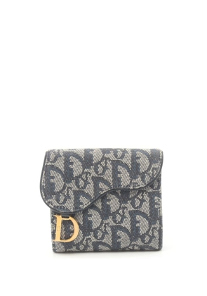 Christian Dior Pre-Owned 2010s Saddle Trotter bi-fold wallet - Blue