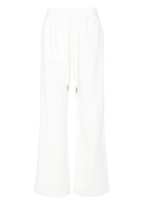 Lorena Antoniazzi straight-leg cotton track pants - White