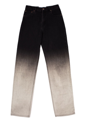 AZ FACTORY Ava gradient-effect wide-leg jeans - Black