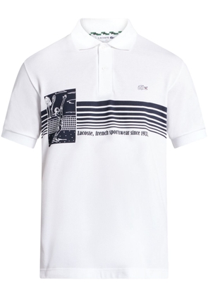 Lacoste French Made cotton polo shirt - White