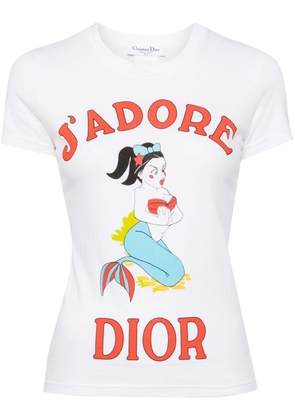 Christian Dior Pre-Owned 2002 Mermaid J'Adore Dior T-shirt - White