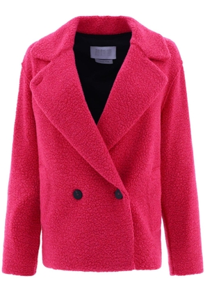 Harris Wharf London double-breasted fleece jacket - Pink