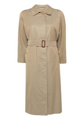 Burberry Pre-Owned 1990-2000 belted trench coat - Neutrals