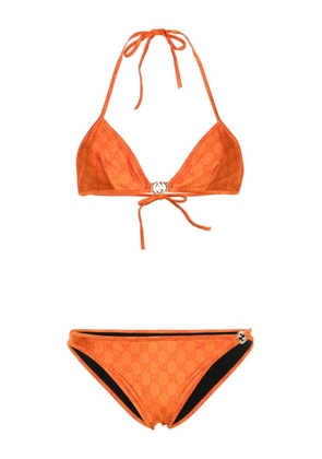 Gucci GG Supreme-print bikini set - Orange