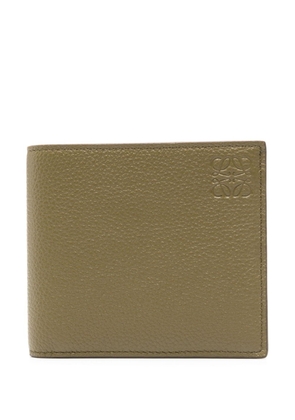 LOEWE bi-fold leather wallet - Green