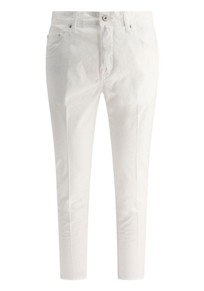 Jacob Cohën mid-rise tapered jeans - White