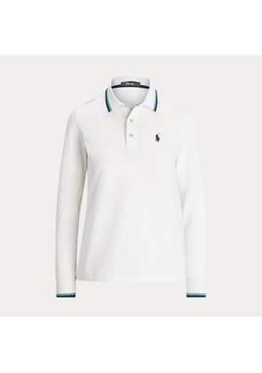 Tailored Fit Long-Sleeve Polo Shirt