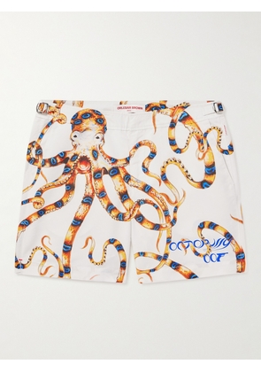 Orlebar Brown - 007 Bulldog Mid-Length Printed Swim Shorts - Men - White - UK/US 30
