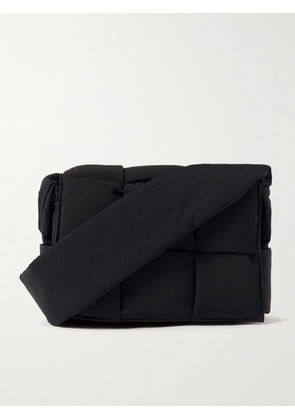 Bottega Veneta - Stanford Lux Leather Messenger Bag - Men - Black