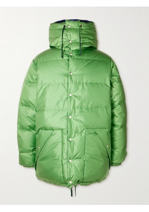 Beams Plus - Expedition Quilted Shell Hooded Down Parka - Men - Green - M