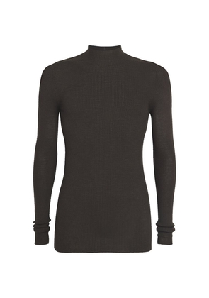 Rick Owens Ribbed Lupetto Top