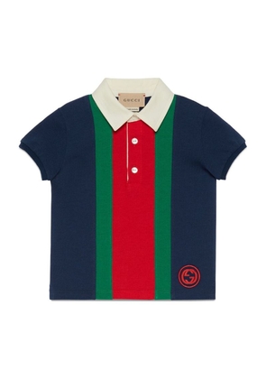 Gucci Kids Web Polo Shirt (3-36 Months)