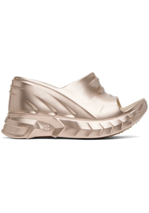 Givenchy Gold Marshmallow Sandals
