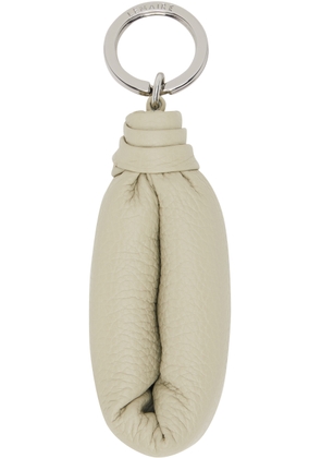LEMAIRE Taupe Wadded Keychain