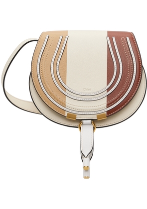 Chloé Off-White Small Marcie Saddle Bag