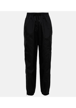 Wardrobe.NYC Zip-cuff high-rise sweatpants