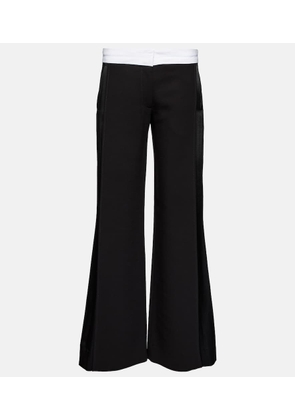 Victoria Beckham Low-rise wide-leg pants