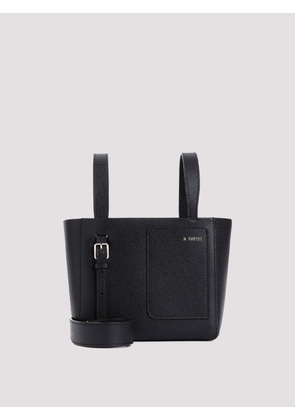 Handbag VALEXTRA Woman color Black