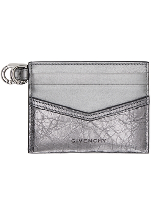 Givenchy Silver Voyou Card Holder