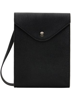 LEMAIRE Black Enveloppe Strap Shoulder Bag