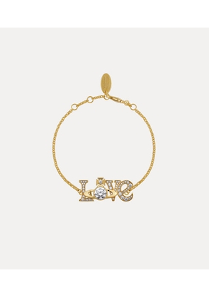 Vivienne Westwood Roderica Small Bracelet Gold Zirconia Women