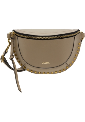 Isabel Marant Taupe Skano Grained Leather Bag