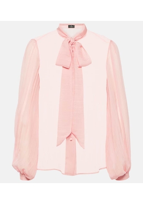 Etro Bow-detail silk blouse