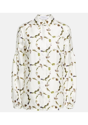 Gabriela Hearst Selene floral silk shirt
