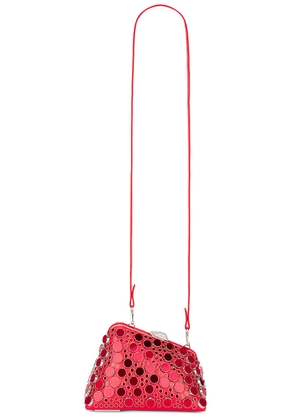 THE ATTICO Midnight Clutch in Vibrant Red - Red. Size all.