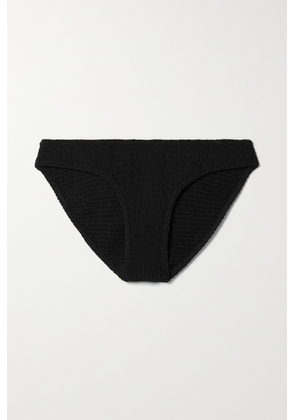 TOTEME - + Net Sustain Smocked Recycled Bikini Briefs - Black - xx small,x small,small,medium,large,x large