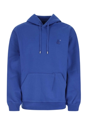 Ader Error Electric Blue Cotton Blend Oversize Sweatshirt
