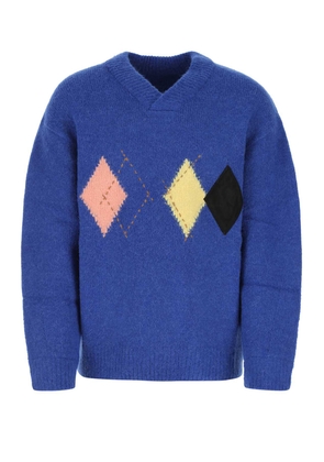 Ader Error Electric Blue Acrylic Blend Sweater