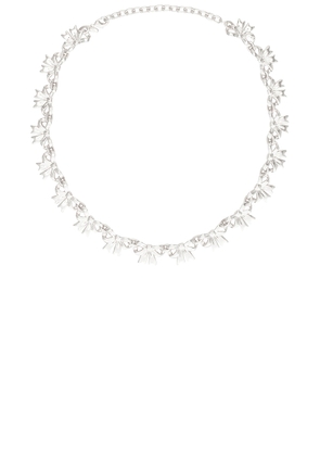 Sandy Liang Cadeau Necklace in Silver - Metallic Silver. Size all.