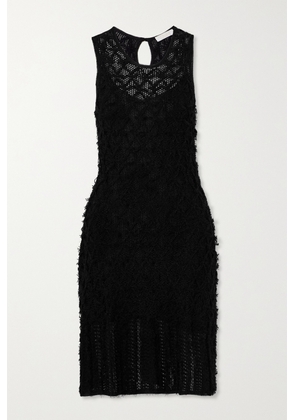 Chloé - Tweed And Lace Mini Dress - Black - x small,small,medium,large,x large