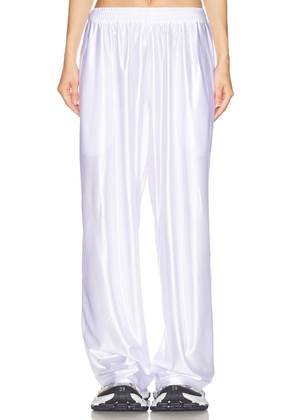 Balenciaga Baggy Sweatpant in White - White. Size L (also in S, XS).