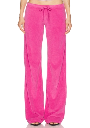 Balenciaga Tracksuit Pant in Dark Pink - Pink. Size L (also in M, S, XS).