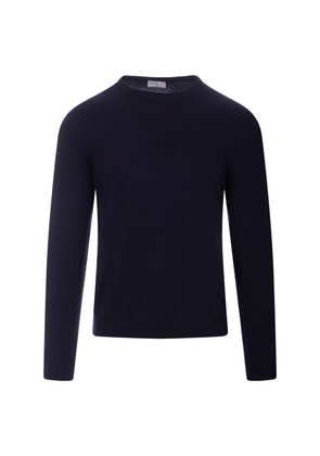 Fedeli Dark Blue Baby Cashmere Sweater