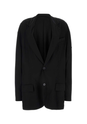 Balenciaga Black Jersey Oversize Blazer