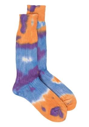 Suicoke tie-dye ankle socks - Blue