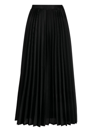 Junya Watanabe high-waist pleated skirt - Black