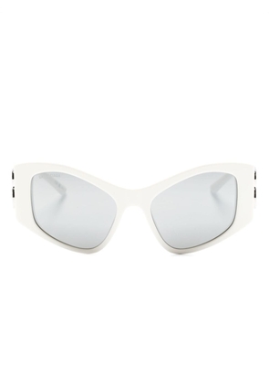 Balenciaga Eyewear Dynasty D-frame logo-plaque sunglasses - White